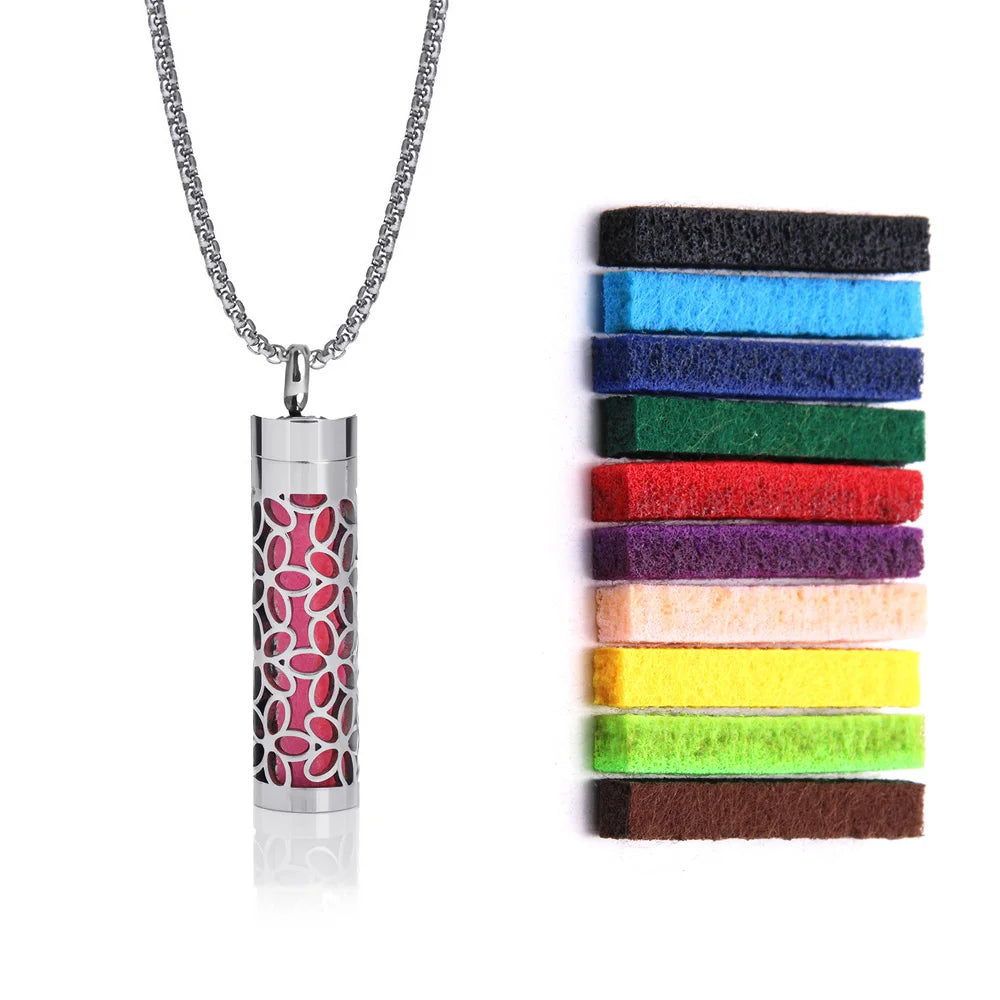 Aromia collier Éolia argent