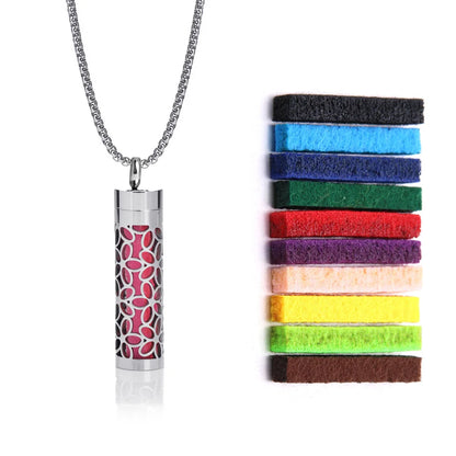 Aromia collier Éolia argent