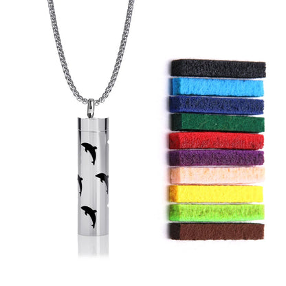 Aromia collier Éolia argent