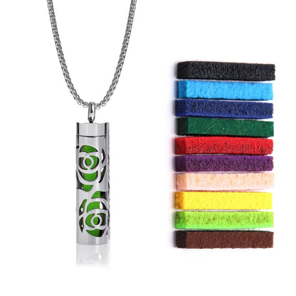 Aromia collier Éolia argent
