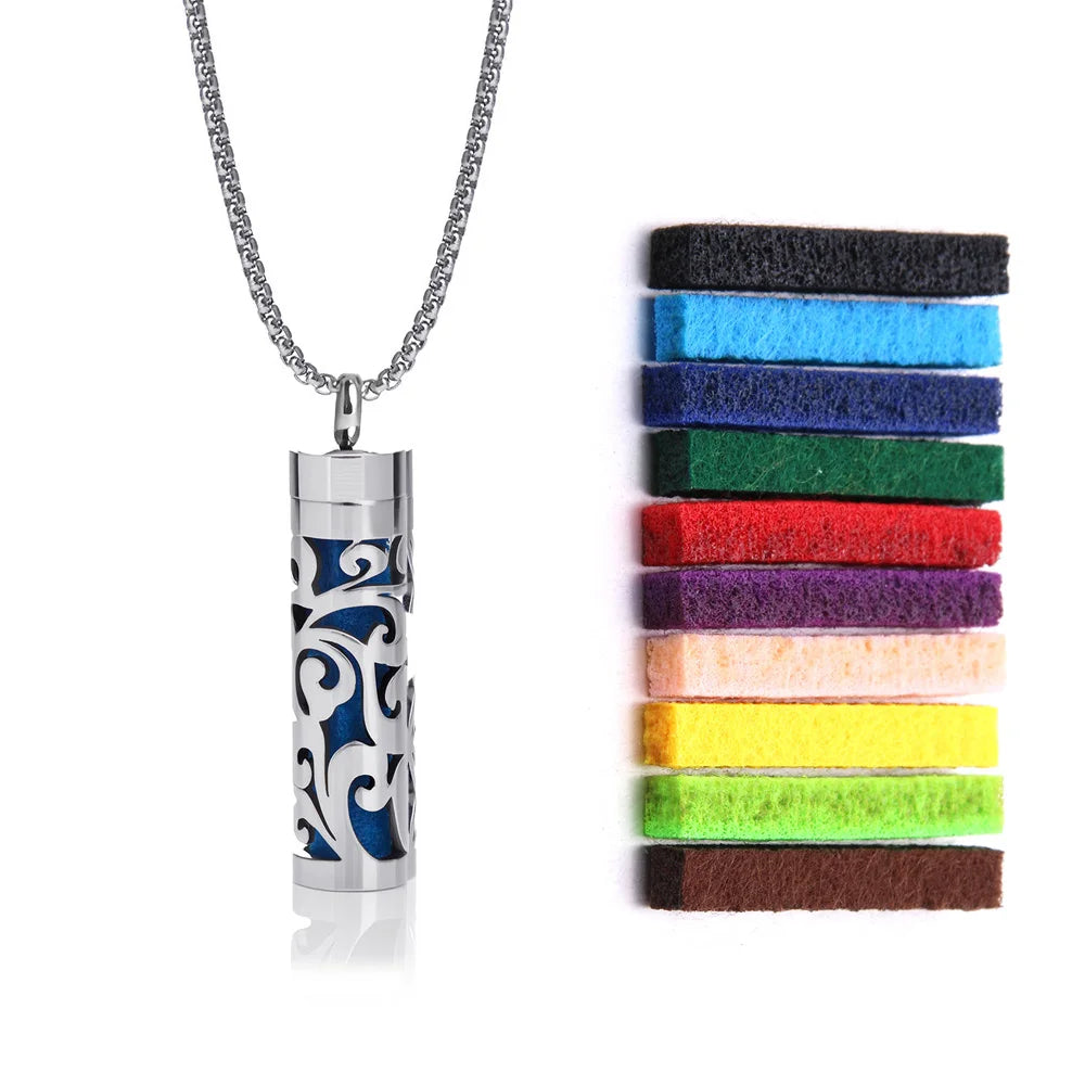 Aromia collier Éolia argent