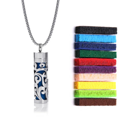 Aromia collier Éolia argent