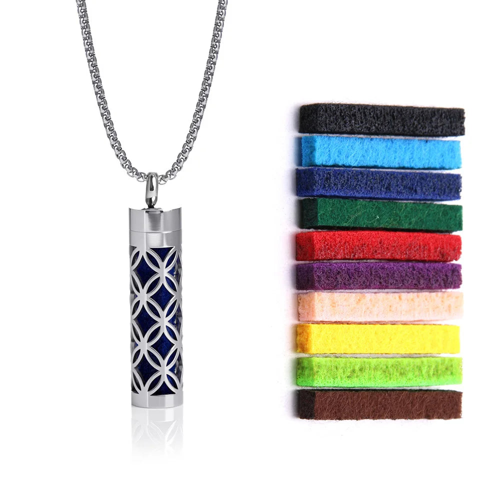 Aromia collier Éolia argent