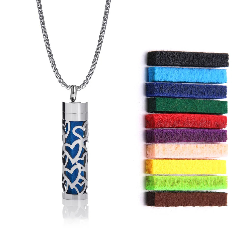 Aromia collier Éolia argent