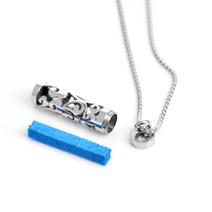 Aromia collier Éolia argent