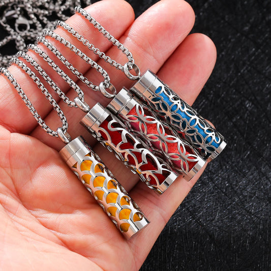 Aromia collier Éolia argent